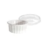 Salladsbägare Rund 2 in 1 inkl lock 100ml