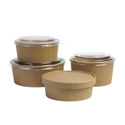 Salladsskål Morris Papp Brun 185x70mm 1300ml