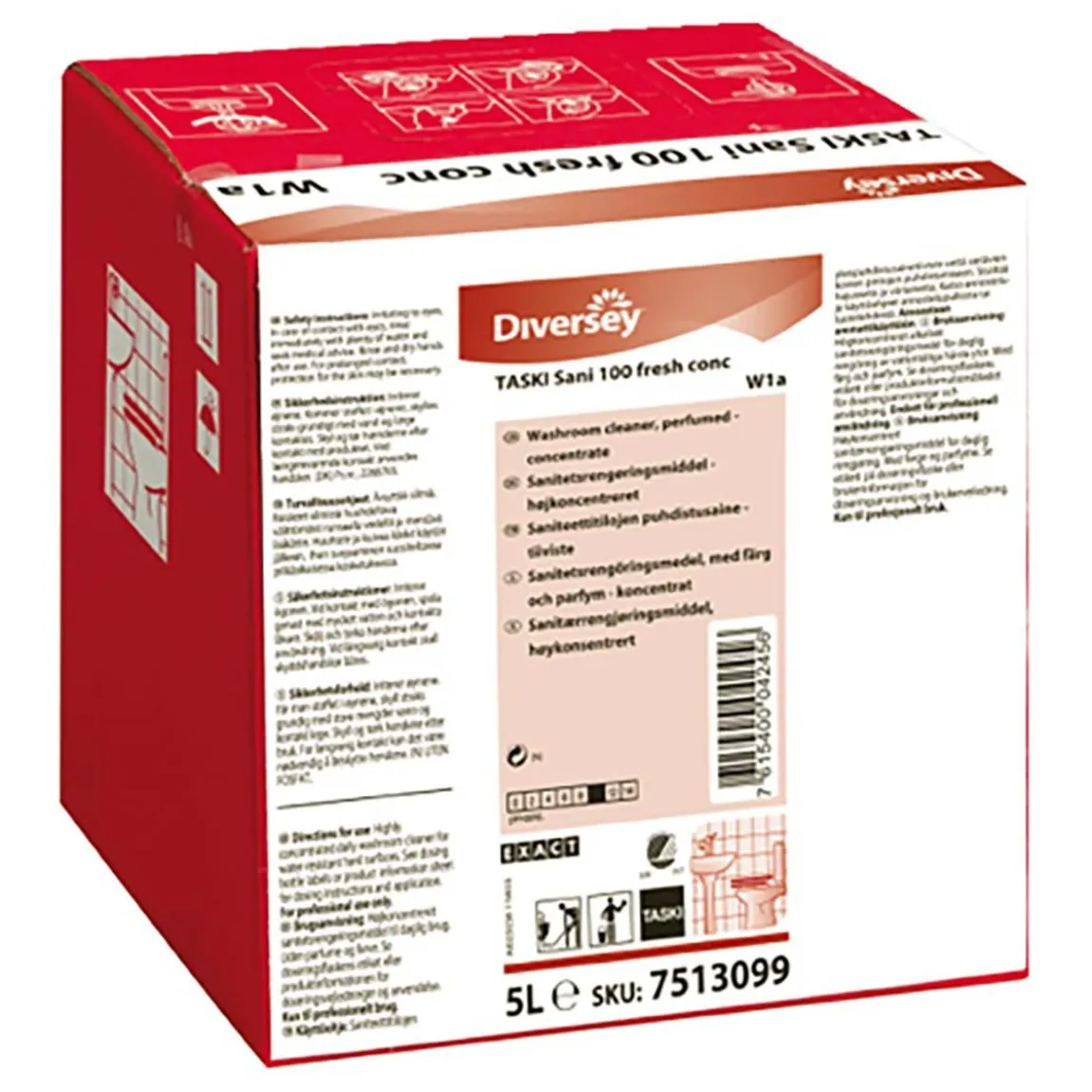 Sanitetsrent Diversey Taski Sani 100 fresh conc. flexitain.