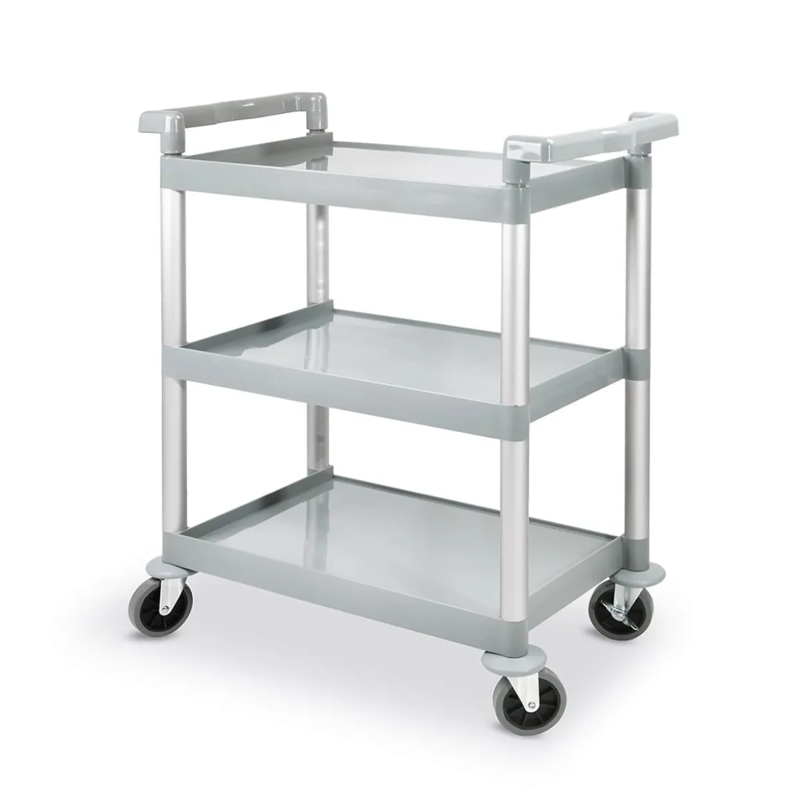 Serveringsvagn Hendi Polypropen 3 Plan 2 Låsbara Hjul 800x410x950mm