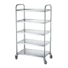 Serveringsvagn Hendi Rostfitt Stål 5 Plan 2 Låsbara Hjul 905x585x1545mm