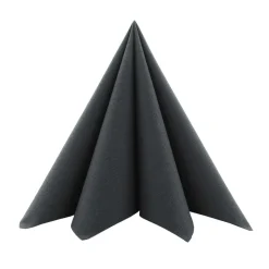 Servett Airlaid Svart 48x48cm
