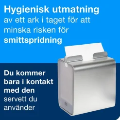 Servettdispenser Tork Xpressnap N4 Bordsmodell Aluminium