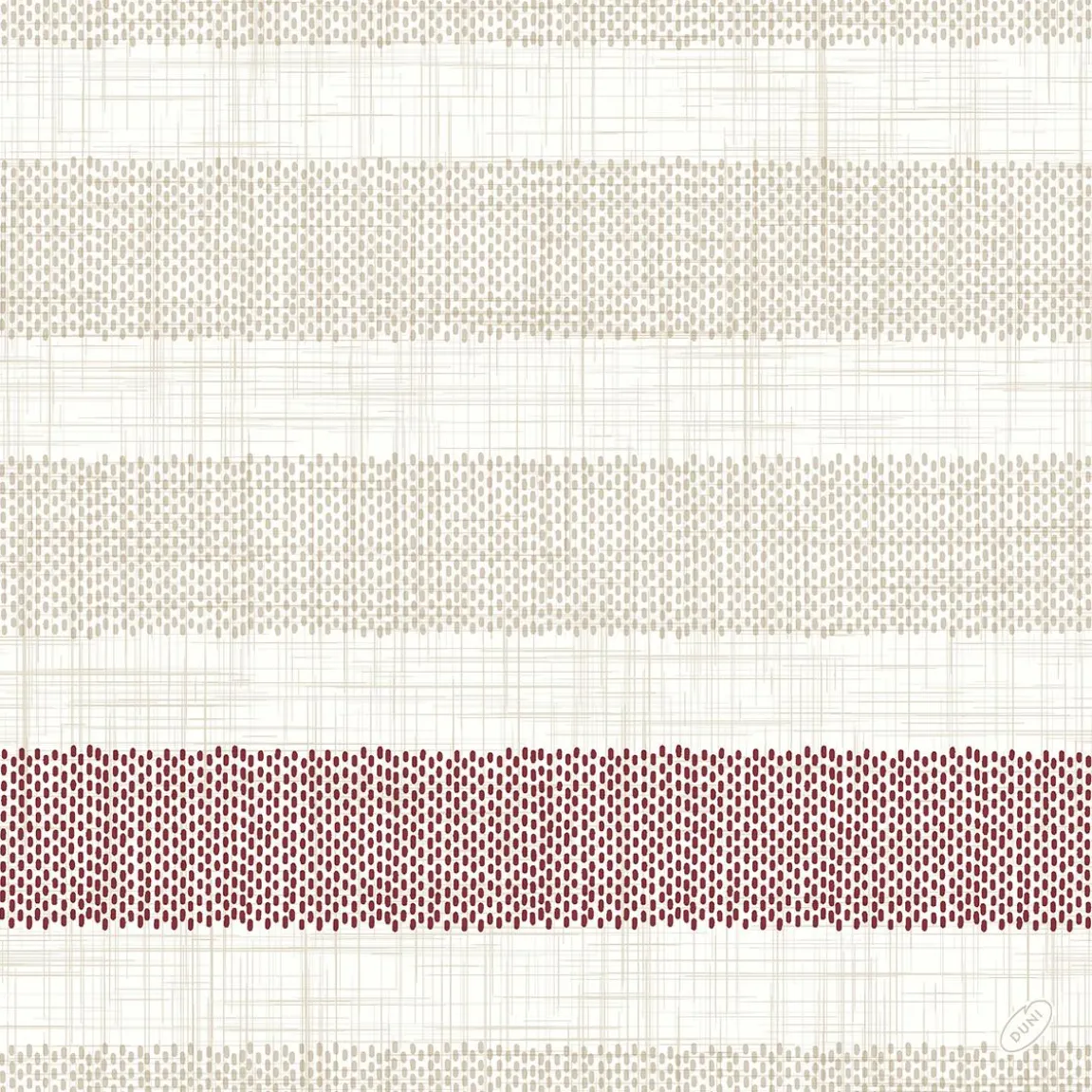 Servett Duni Dunilin Rigato Bordeaux 40x40cm