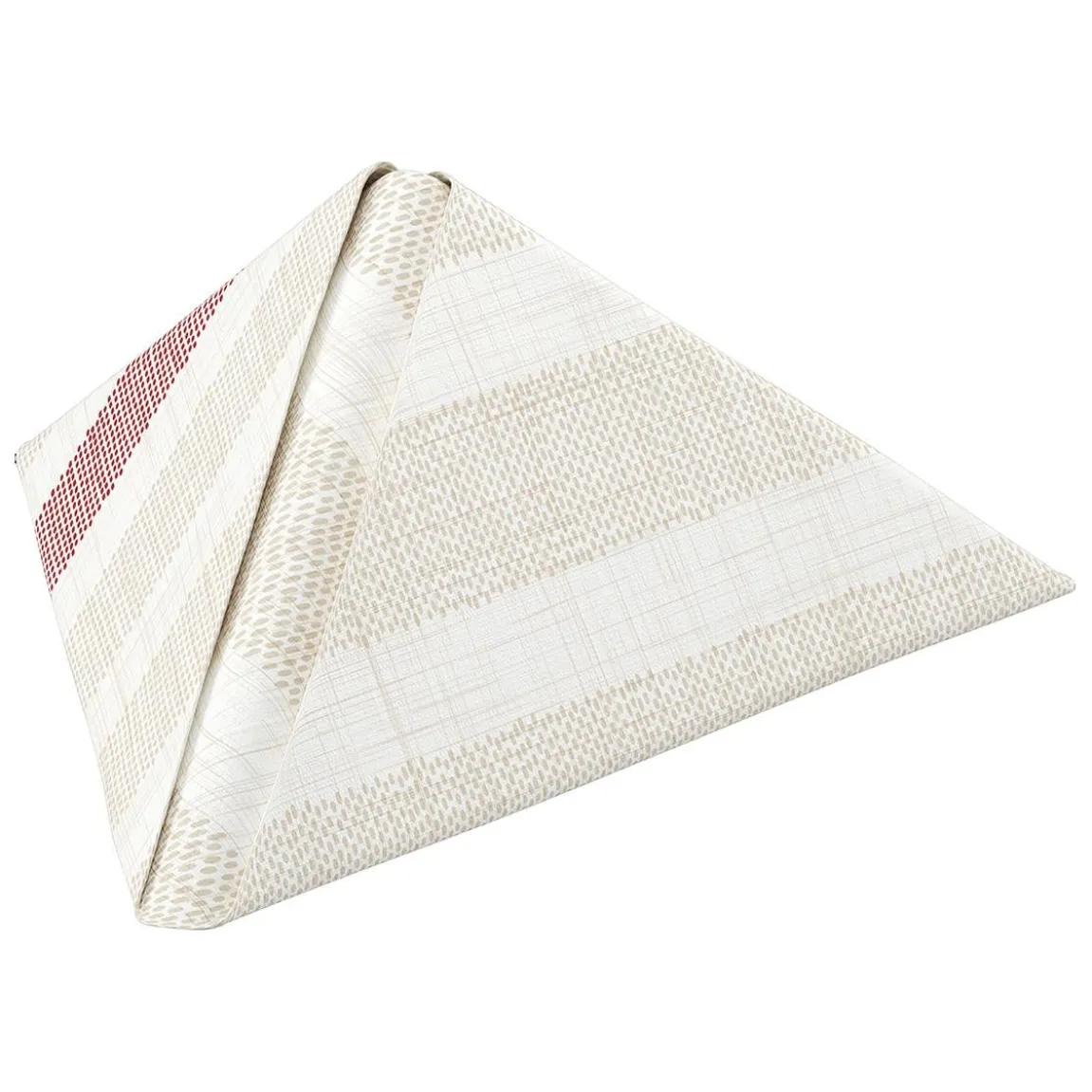 Servett Duni Dunilin Rigato Bordeaux 40x40cm