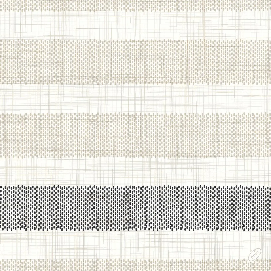 Servett Duni Dunilin Rigato Svart 40x40cm