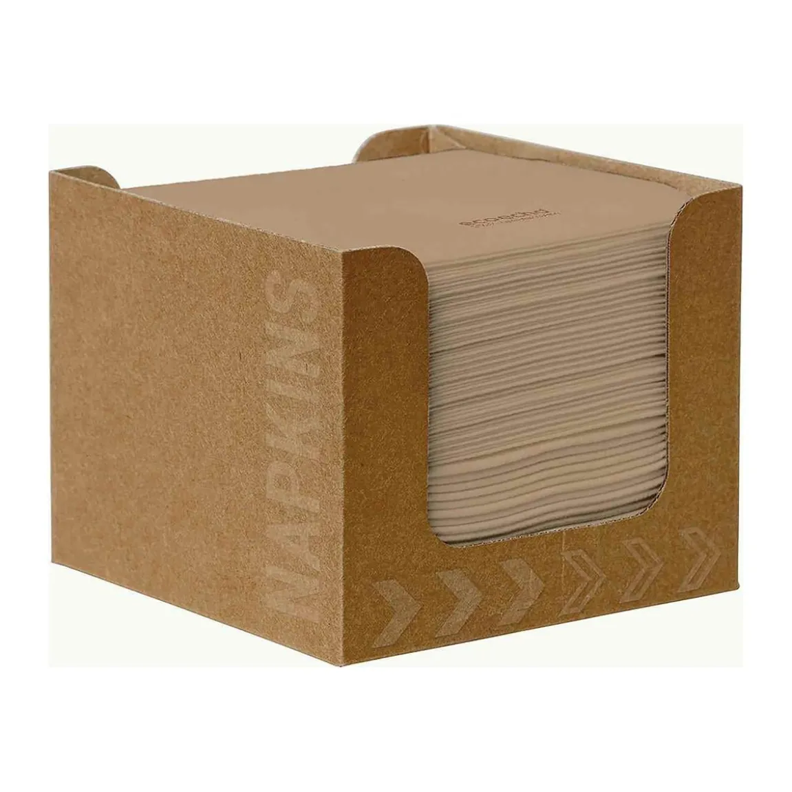 Servett Duni Dunisoft Bio Dispenser Brun 20x20cm