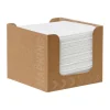Servett Duni Dunisoft Bio Kartongdispenser Vit 20x20cm