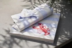Servett Duni Dunisoft Sea Delight Kräfta Blå 40x40cm