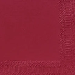 Servett Duni 3-lag Vinröd 40x40cm