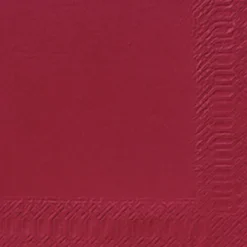 Servett Duni 3-lag Vinröd 33x33cm