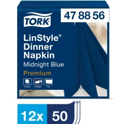 Servett Tork LinStyle Blå 39x39cm