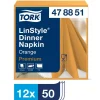 Servett Tork Linstyle Orange 39x39cm