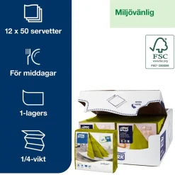 Servett Tork LinStyle Pistage 39x39cm