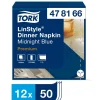 Servett Tork LinStyle 1/8 Vikt Midnattsblå 39x39cm