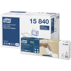 Servett Tork N4 2-lag Vit 21,3x33cm