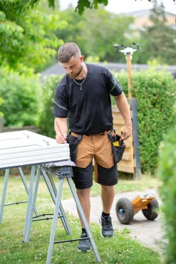 Shorts Mascot 22149-6905 Stretch Nötbrun/Svart 24C44