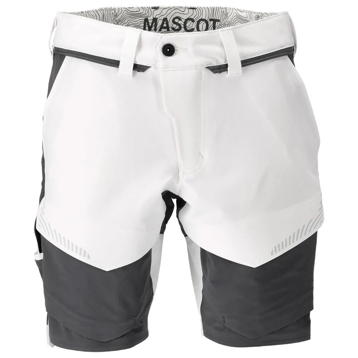 Shorts Mascot 22149-605 Stretch Vit/Stengrå 24C44