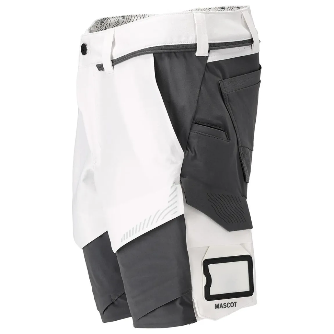 Shorts Mascot 22149-605 Stretch Vit/Stengrå 24C44