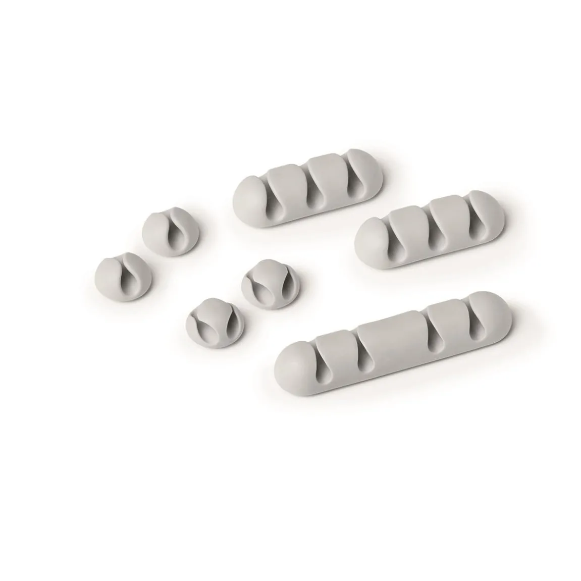 Självhäftande kabelklämma Durable Cavoline Clip mix grå