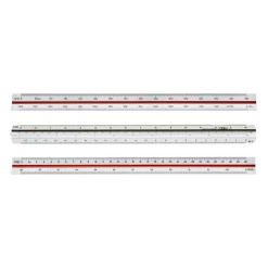 Skalstock M+R 6 delning 1:2,5-100 30cm