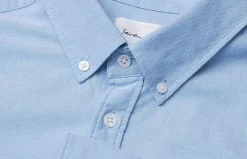 Skjorta Seven Seas S61 Oxford Slim Ljusblå S