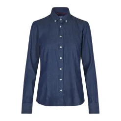 Skjorta Seven Seas SS770 Dam Soft Denim Indigo S
