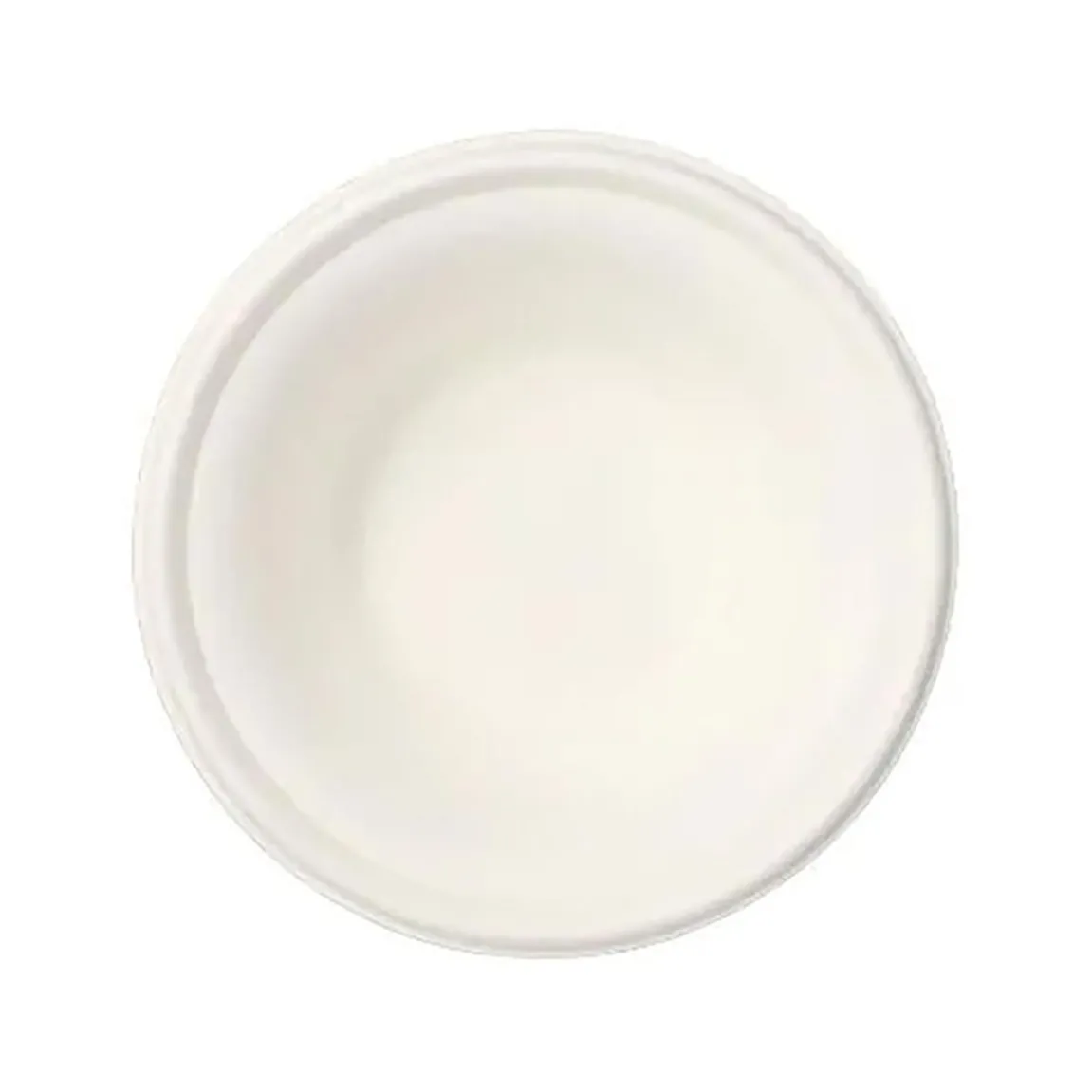Skål Bagasse Pure Rund Vit Ø155x46mm 380ml