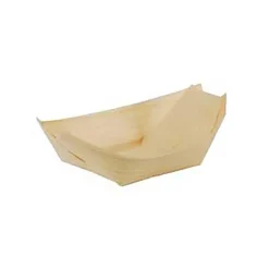 Skål Eco trä båt 11x6,5cm