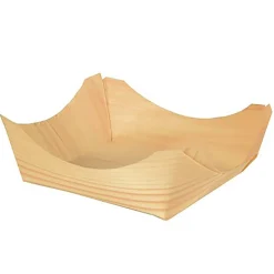 Skål Eco trä fyrkant 3x8x8cm