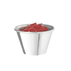Skål Hendi Rund Rostfritt Stål 11,5cl Ø73x47mm