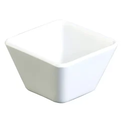 Skål Kvadratisk Melamin Vit 70x70x45 mm