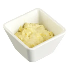 Skål Kvadratisk Melamin Vit 90x90x55 mm
