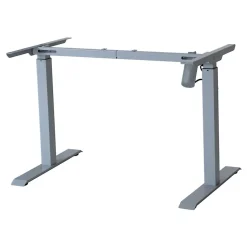 Skrivbord Höj-& Sänkbart Sun-Flex Silver/Vit 1400x800 mm