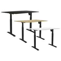 Skrivbord Höj-& Sänkbart Sun-Flex Svart/Svart 1400x800 mm