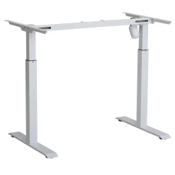 Skrivbord Höj-& Sänkbart Sun-Flex Vit/Vit 1600x800 mm