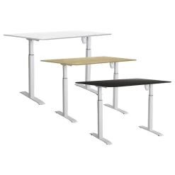Skrivbord Höj-& Sänkbart Sun-Flex Vit/Vit 1400x800 mm