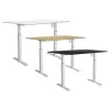 Skrivbord Höj-& Sänkbart Sun-Flex Vit/Vit 1200x800 mm