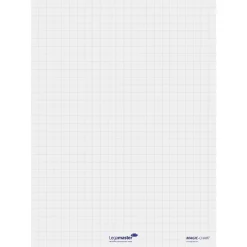 Skrivfilm Legamaster Statisk Rutad Vit 600x800mm