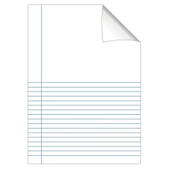 Skrivhäfte Bantex 1/2 Linjerad 8,5mm/1/2 Blank 32 Blad Petrol A4 70g