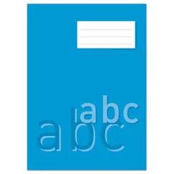 Skrivhäfte Olinjerat 40 Blad Ljusblå A4 70g