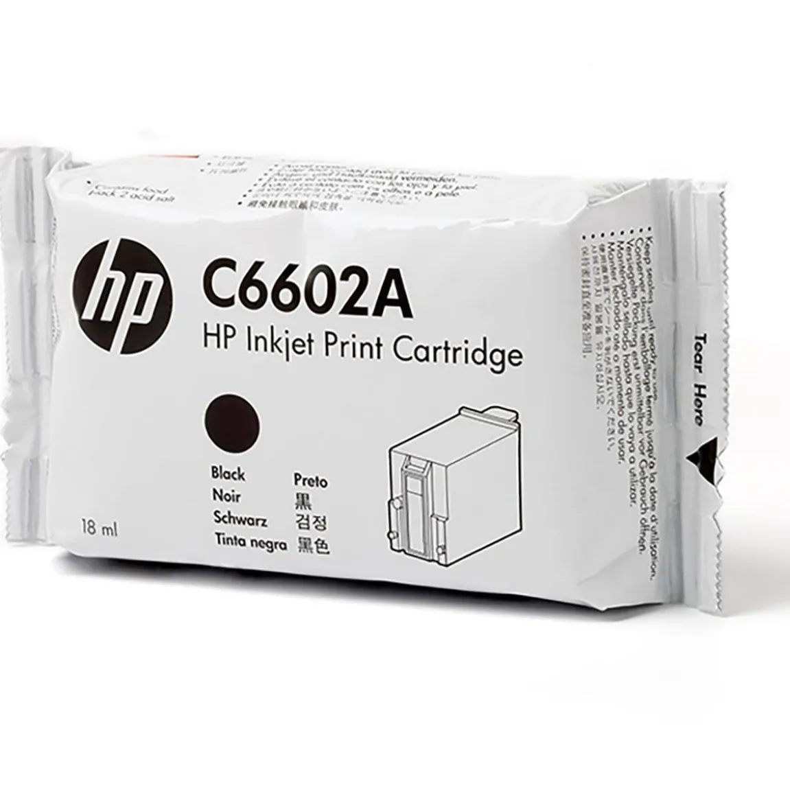 Skrivhuvud HP C6602A Svart