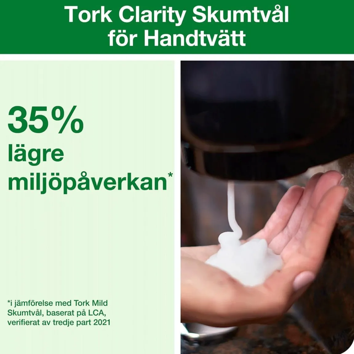 Skumtvål Tork S4 Clarity handtvätt 1L