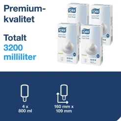 Skumtvål Tork S3 Premium Exklusiv 800ml
