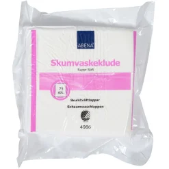 Skumtvättlapp Abena Super Soft Rosa 19x19x0,28cm