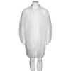 Skydds-/Besöksrock Abena Nonwoven 25my Vit S/M 72x100cm
