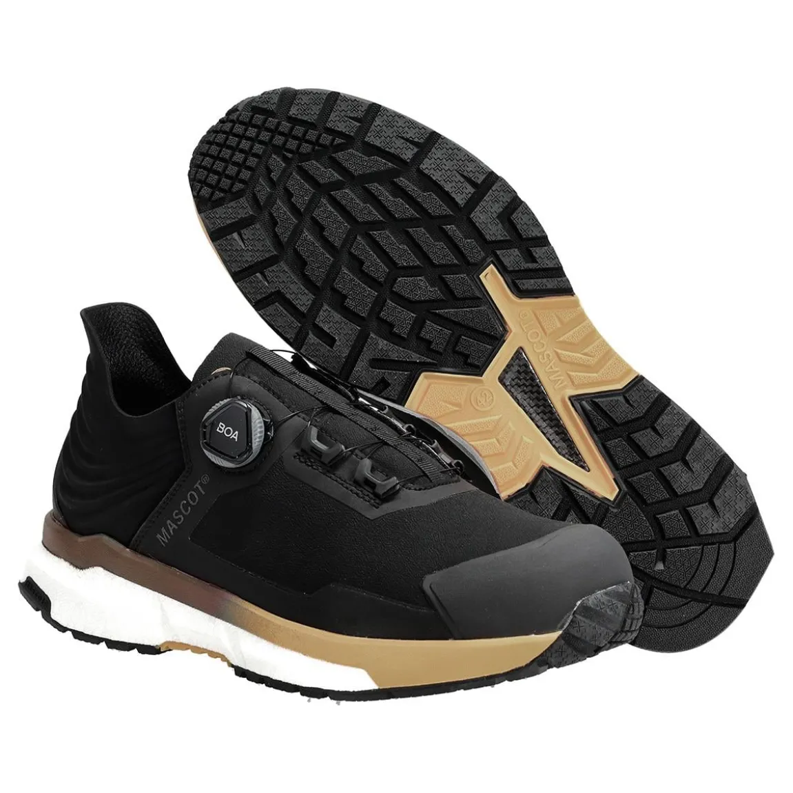Skyddssko Mascot F1680-704 Boa Svart/Mörk Sand 36