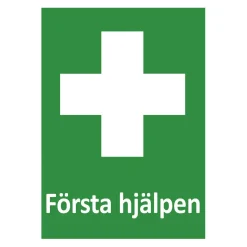 Skylt Första hjälpen A4