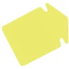 Skyltkartong Pil mellan fluor gul 23 x 16,5 cm