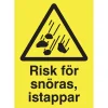 Skylt Risk För Snöras A4